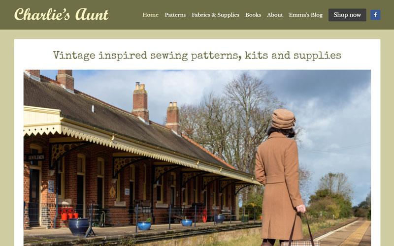 Charlies Aunt - Vintage inspired sewing patterns, kits and supplies