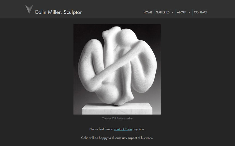 Colin Miller, Sculptor