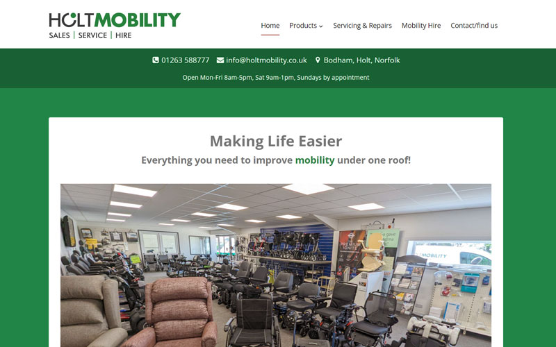 Holt Mobility, Bodham, Norfolk