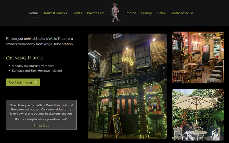 The Harlequin Pub, Clerkenwell, London